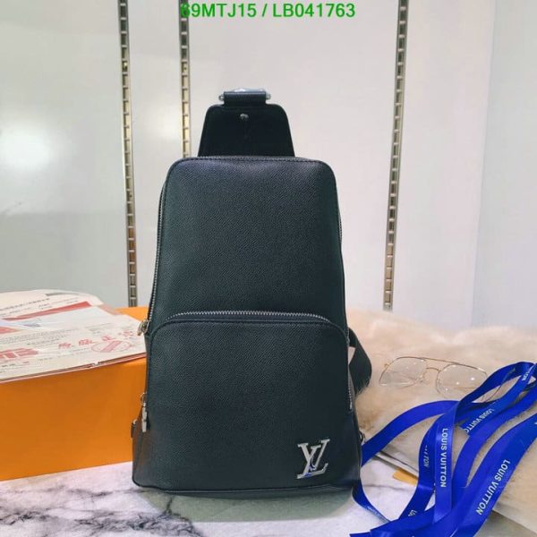 Louis Vuitton AAA+ Replica Avenue Sling Bag Taiga Leather  LB04176335784