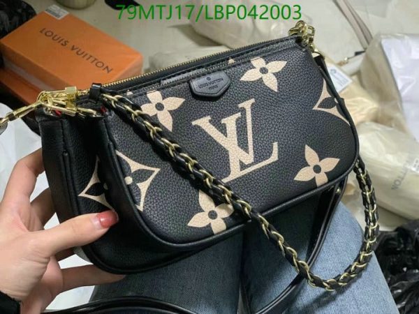 Louis Vuitton AAA+ Replica BN Leather Multi Pochette LBP0420035016