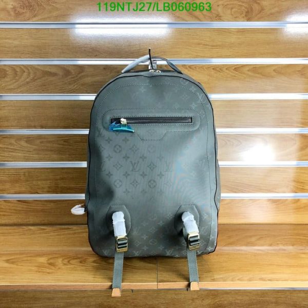 Louis Vuitton AAA+ Replica Backpack GM Titanium LB06096320468