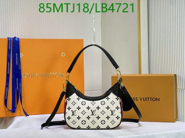 Louis Vuitton AAA+ Replica Bagatelle BB Leather Hobo Bag LB47211829748