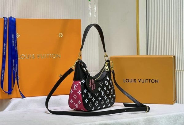 Louis Vuitton AAA+ Replica Bagatelle BB Leather Hobo Bag LB47211829748