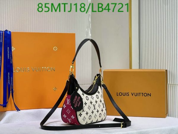 Louis Vuitton AAA+ Replica Bagatelle BB Leather Hobo Bag LB47211829748