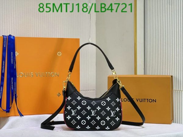 Louis Vuitton AAA+ Replica Bagatelle BB Leather Hobo Bag LB47211829748