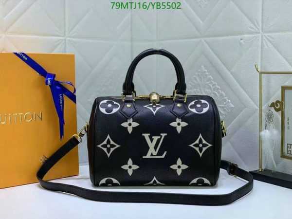 Louis Vuitton AAA+ Replica Bicolor Speedy Bandouliere Bag YB55025367892