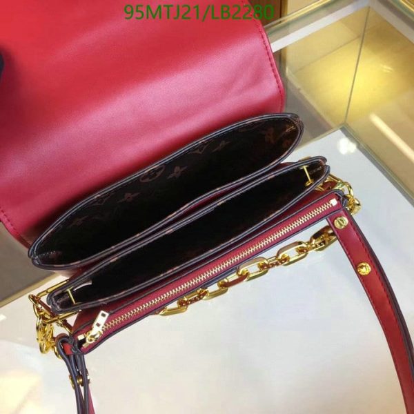 Louis Vuitton AAA+ Replica Black Calfskin Rendez-Vous Bag LB22803173589