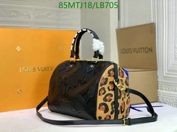 Louis Vuitton AAA+ Replica Black Giant Empreinte Speedy Bandoulière LB70574359843