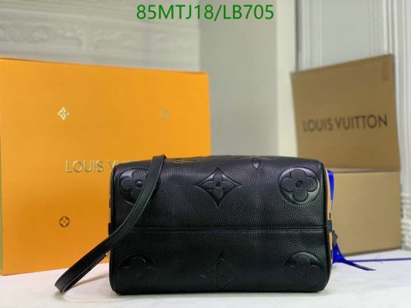 Louis Vuitton AAA+ Replica Black Giant Empreinte Speedy Bandoulière LB70574359843