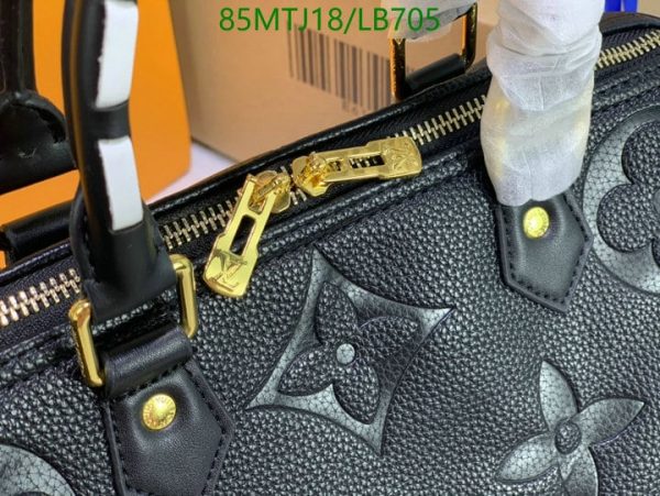 Louis Vuitton AAA+ Replica Black Giant Empreinte Speedy Bandoulière LB70574359843