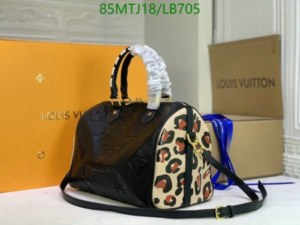 Louis Vuitton AAA+ Replica Black Giant Empreinte Speedy Bandoulière LB70574359843