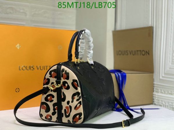 Louis Vuitton AAA+ Replica Black Giant Empreinte Speedy Bandoulière LB70574359843