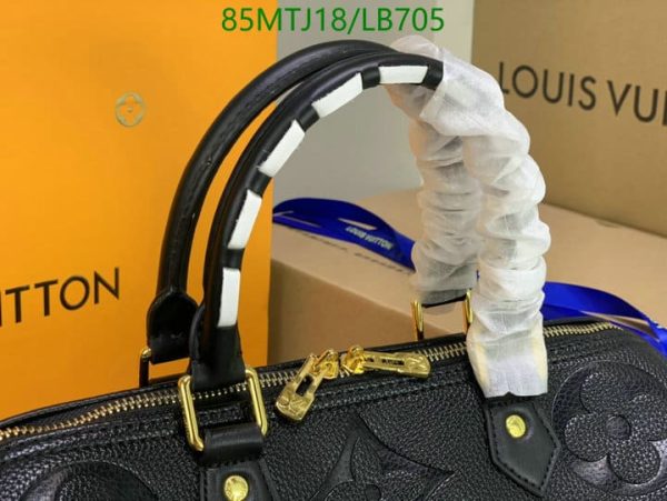 Louis Vuitton AAA+ Replica Black Giant Empreinte Speedy Bandoulière LB70574359843