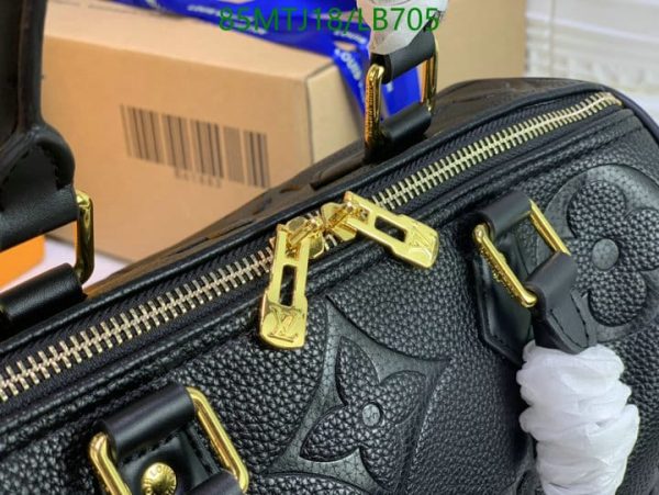 Louis Vuitton AAA+ Replica Black Giant Empreinte Speedy Bandoulière LB70574359843