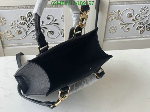 Louis Vuitton AAA+ Replica Black Mini Sac Plat LB91972584569