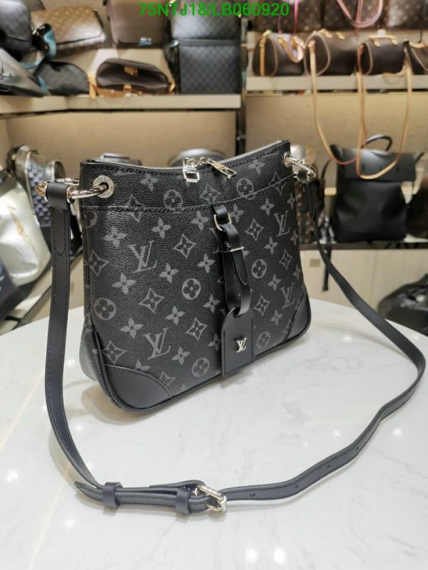 Louis Vuitton AAA+ Replica Black Monogram Canvas Odéon LB06092076342