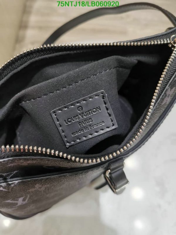 Louis Vuitton AAA+ Replica Black Monogram Canvas Odéon LB06092076342