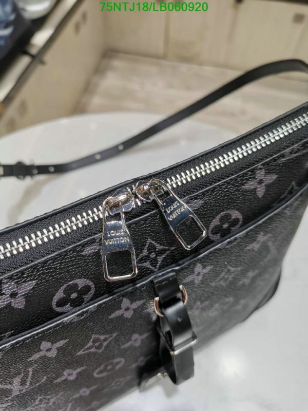 Louis Vuitton AAA+ Replica Black Monogram Canvas Odéon LB06092076342