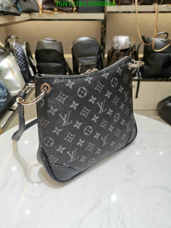 Louis Vuitton AAA+ Replica Black Monogram Canvas Odéon LB06092076342