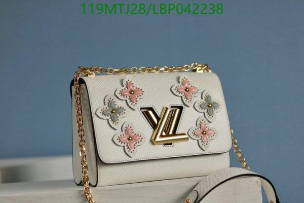 Louis Vuitton AAA+ Replica Blossom Monogram Canvas Twist Handbag LBP0422385973