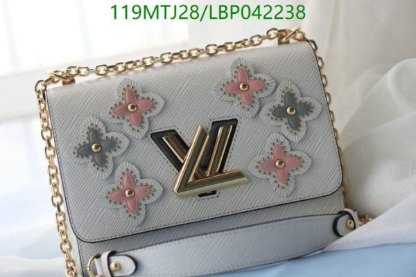 Louis Vuitton AAA+ Replica Blossom Monogram Canvas Twist Handbag LBP0422385973