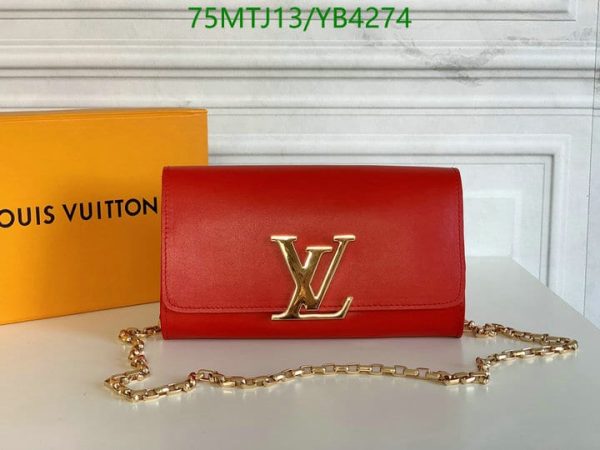 Louis Vuitton AAA+ Replica  Chain Louise Gm YB42748574125