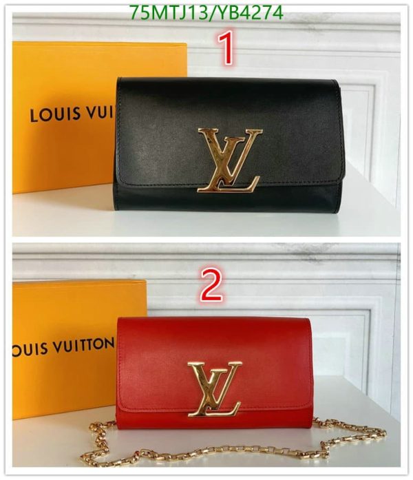 Louis Vuitton AAA+ Replica  Chain Louise Gm YB42748574125