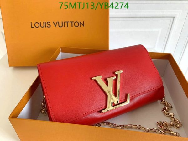 Louis Vuitton AAA+ Replica  Chain Louise Gm YB42748574125