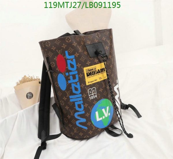 Louis Vuitton AAA+ Replica Chalk Backpack LB09119527894