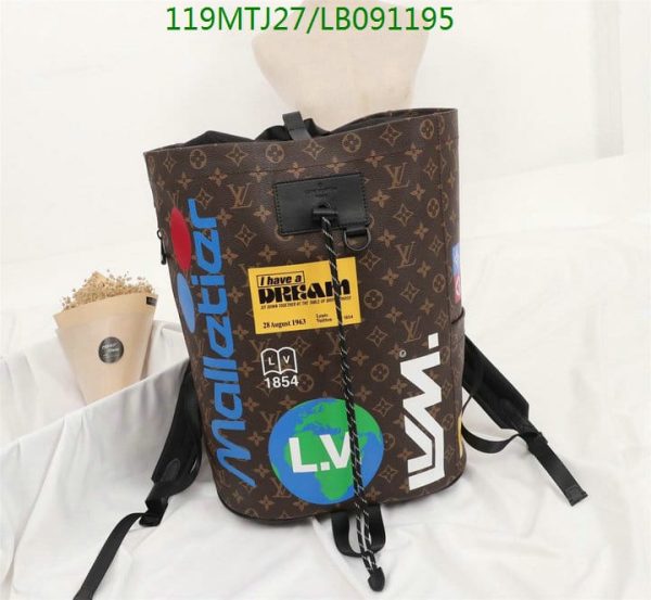 Louis Vuitton AAA+ Replica Chalk Backpack LB09119527894