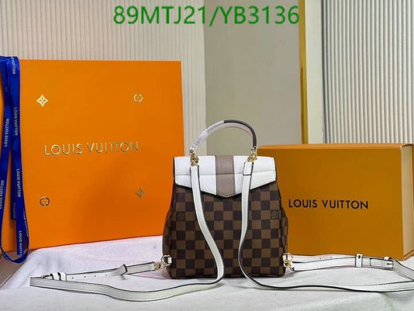 Louis Vuitton AAA+ Replica Clapton Damier Ebene Backpack Bag YB31368965473