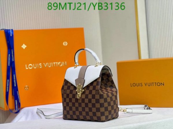 Louis Vuitton AAA+ Replica Clapton Damier Ebene Backpack Bag YB31368965473