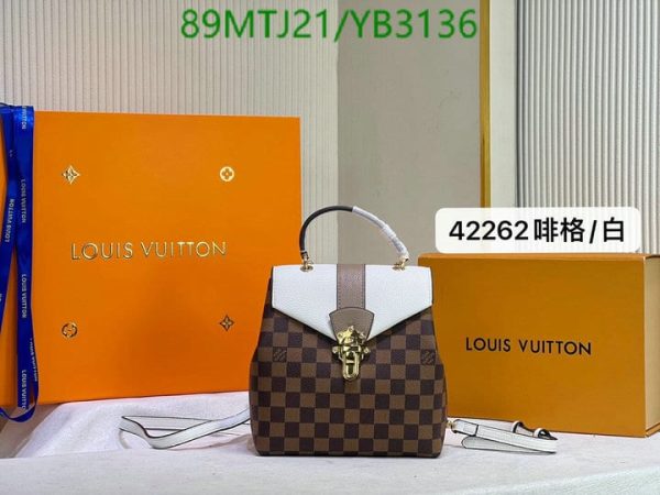 Louis Vuitton AAA+ Replica Clapton Damier Ebene Backpack Bag YB31368965473