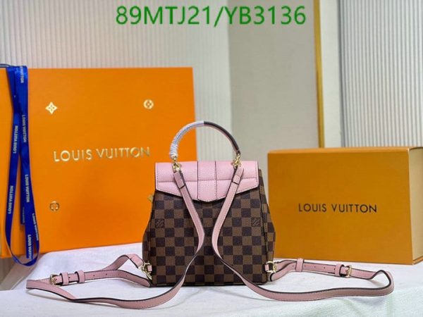 Louis Vuitton AAA+ Replica Clapton Damier Ebene Backpack Bag YB31368965473