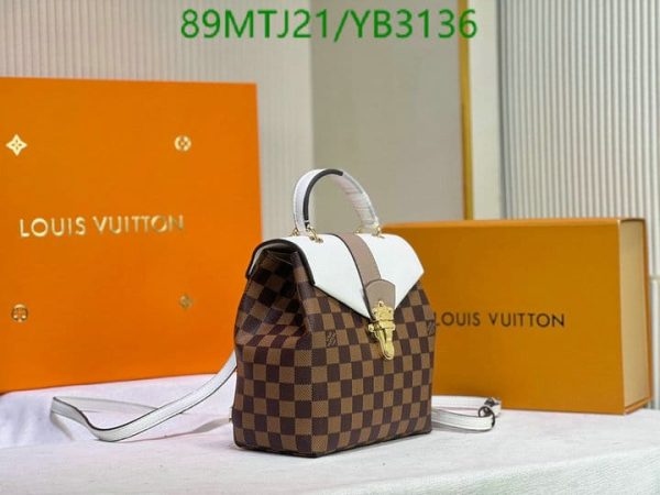 Louis Vuitton AAA+ Replica Clapton Damier Ebene Backpack Bag YB31368965473