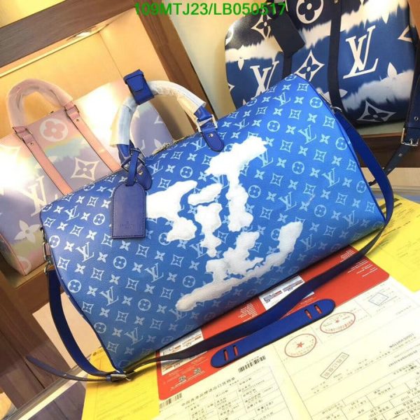 Louis Vuitton AAA+ Replica Cloud Keepall Virgil Runway LB05051751084