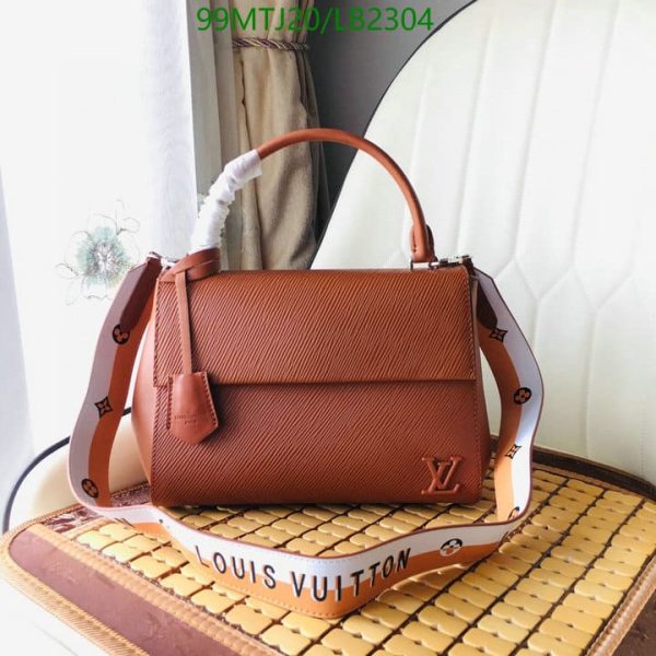 Louis Vuitton AAA+ Replica Cluny Top Handle Bag Epi Leather Bag LB23048963571