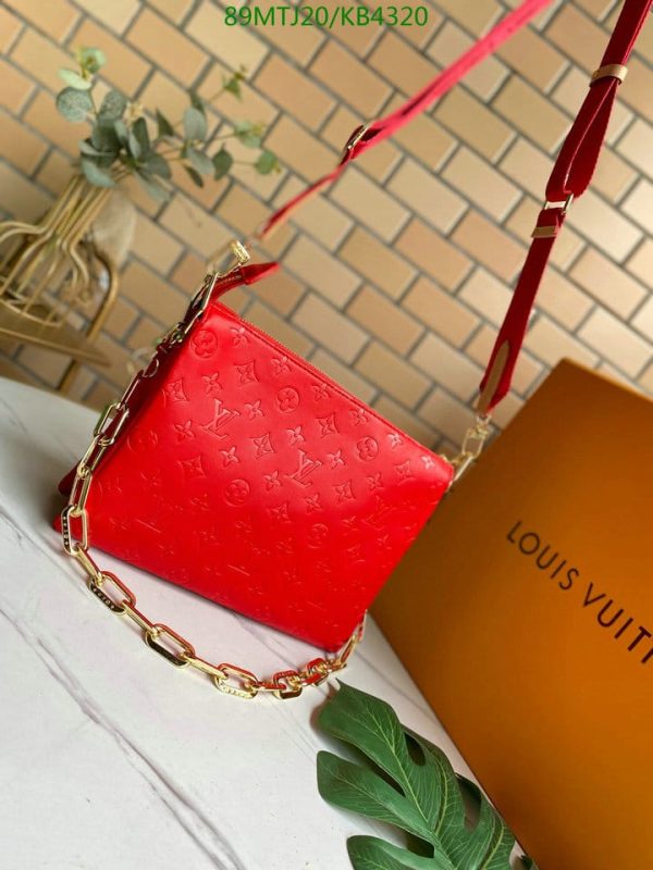 Louis Vuitton AAA+ Replica Coussin PM Puffy Lambskin Leather Bag KB43205701469