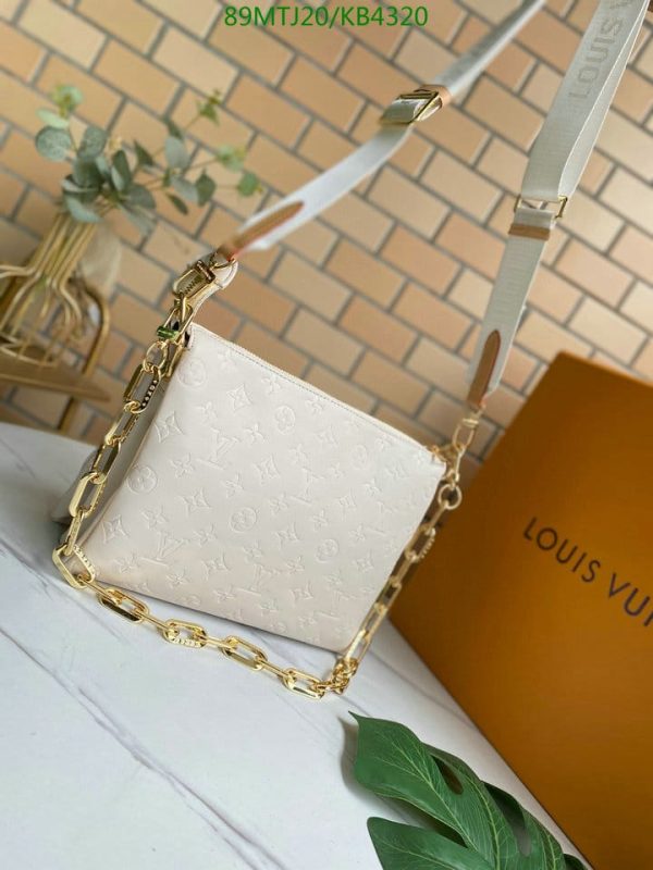 Louis Vuitton AAA+ Replica Coussin PM Puffy Lambskin Leather Bag KB43205701469