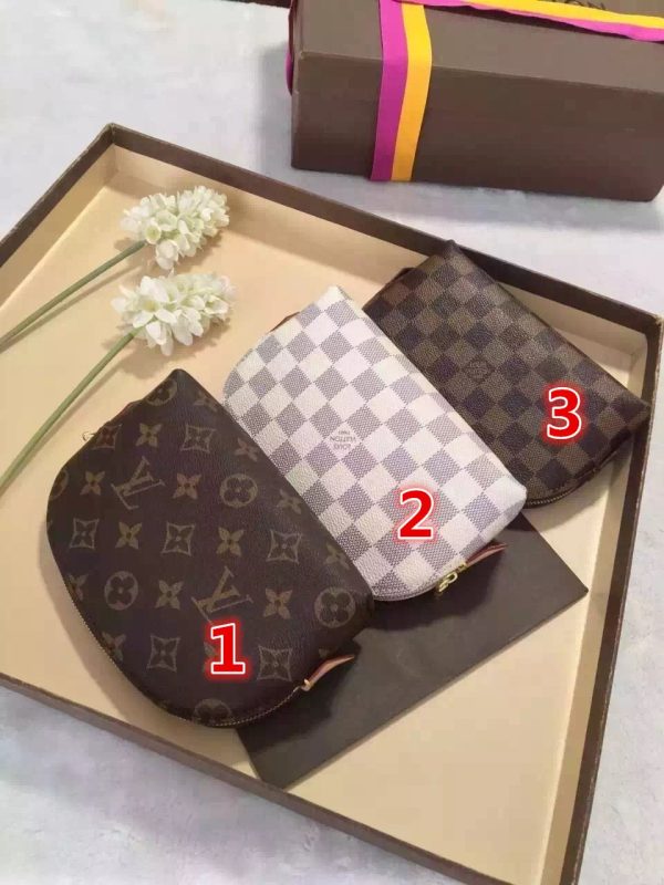 Louis Vuitton AAA+ Replica Damier Azur Cosmetic Pouch PM LB11215057349