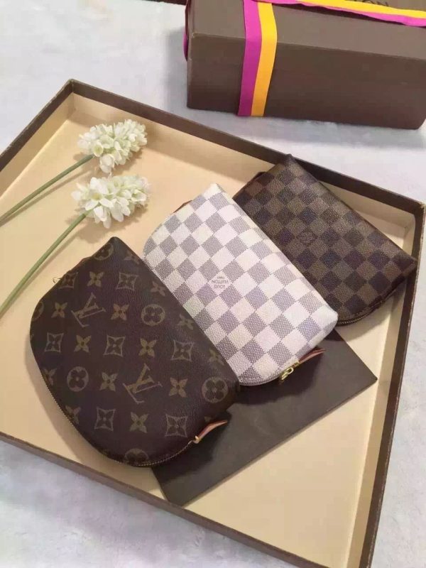 Louis Vuitton AAA+ Replica Damier Azur Cosmetic Pouch PM LB11215057349