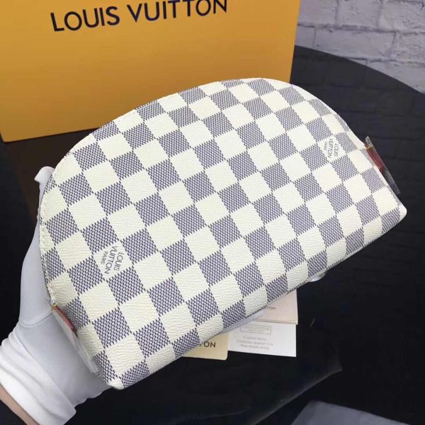 Louis Vuitton AAA+ Replica Damier Azur Cosmetic Pouch PM LB11215057349