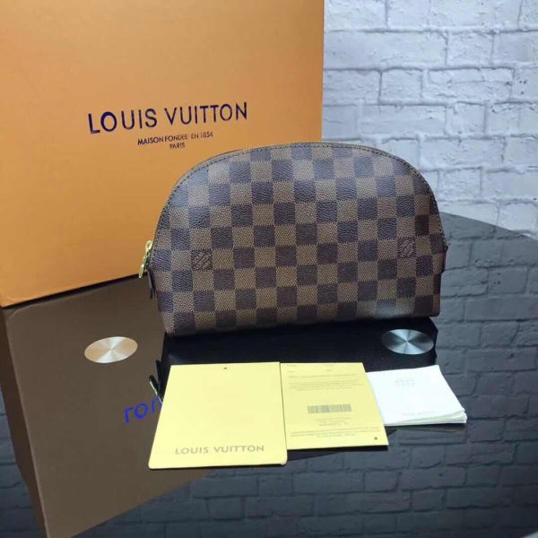 Louis Vuitton AAA+ Replica Damier Azur Cosmetic Pouch PM LB11215057349