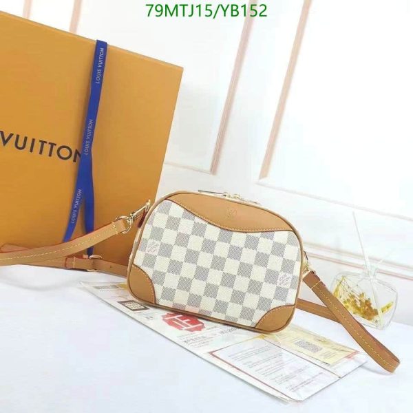 Louis Vuitton AAA+ Replica Damier Azur Deauville Mini Crossbody Bag YB15274359854