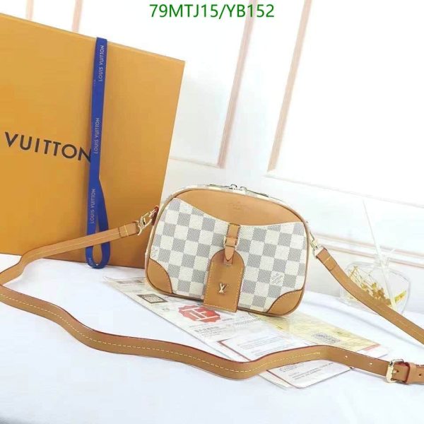 Louis Vuitton AAA+ Replica Damier Azur Deauville Mini Crossbody Bag YB15274359854