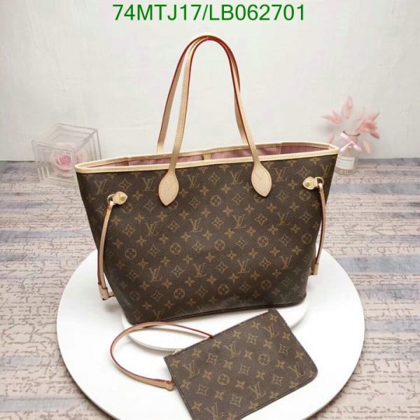 Louis Vuitton AAA+ Replica Damier Azur GM MM Neverfull LB06270216439