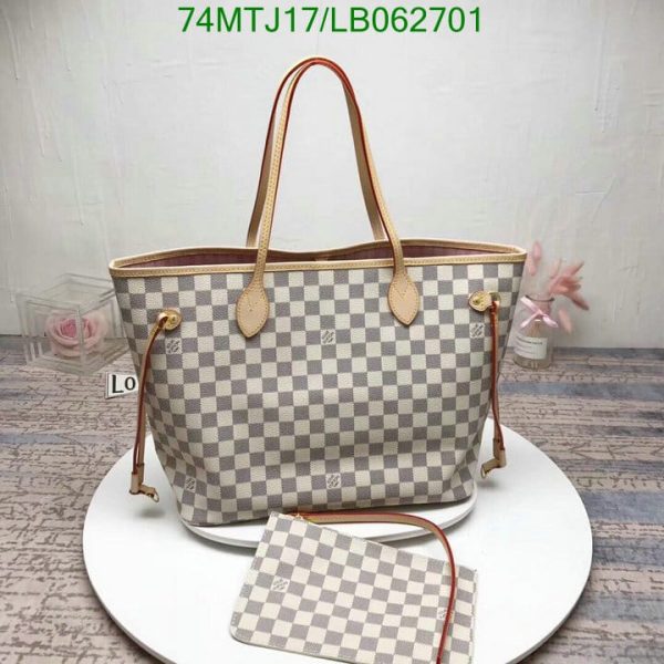 Louis Vuitton AAA+ Replica Damier Azur GM MM Neverfull LB06270216439