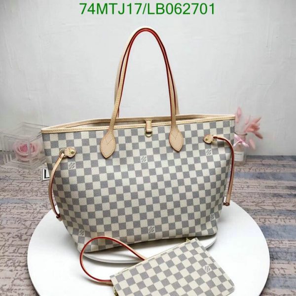 Louis Vuitton AAA+ Replica Damier Azur GM MM Neverfull LB06270216439