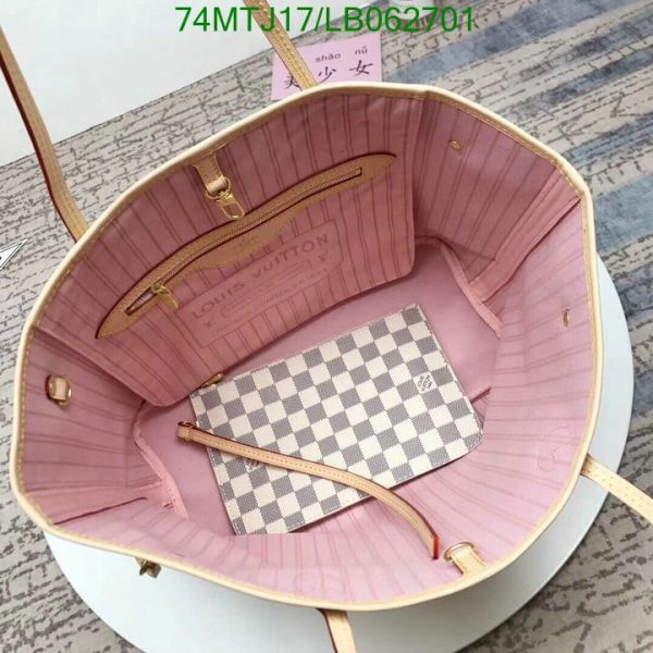 Louis Vuitton AAA+ Replica Damier Azur GM MM Neverfull LB06270216439