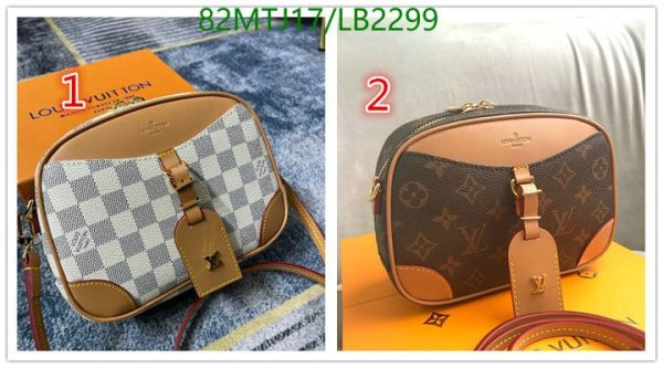 Louis Vuitton AAA+ Replica Damier Azur Mini Deauville LB22995698742