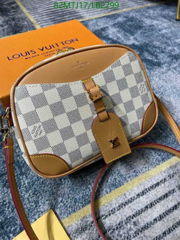 Louis Vuitton AAA+ Replica Damier Azur Mini Deauville LB22995698742