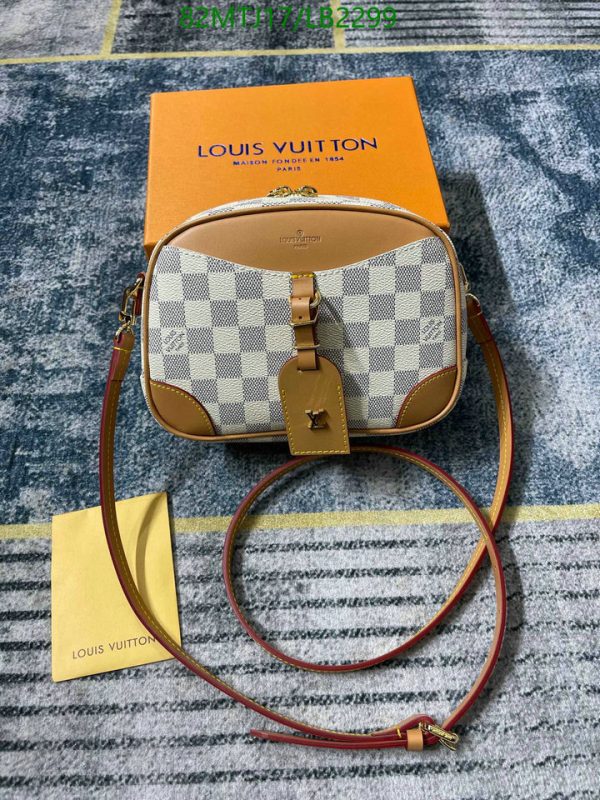 Louis Vuitton AAA+ Replica Damier Azur Mini Deauville LB22995698742